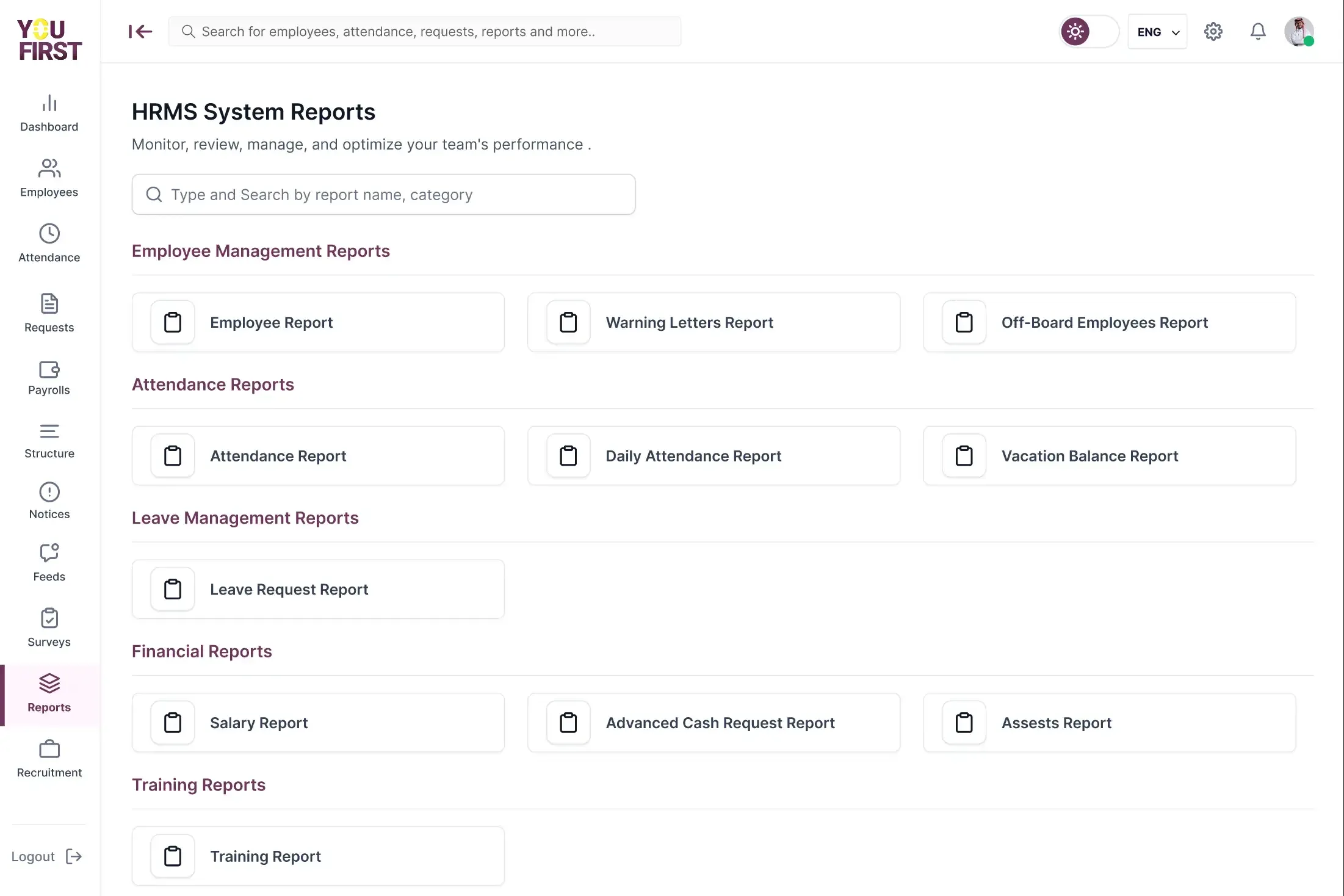 HRM Platform preview 11