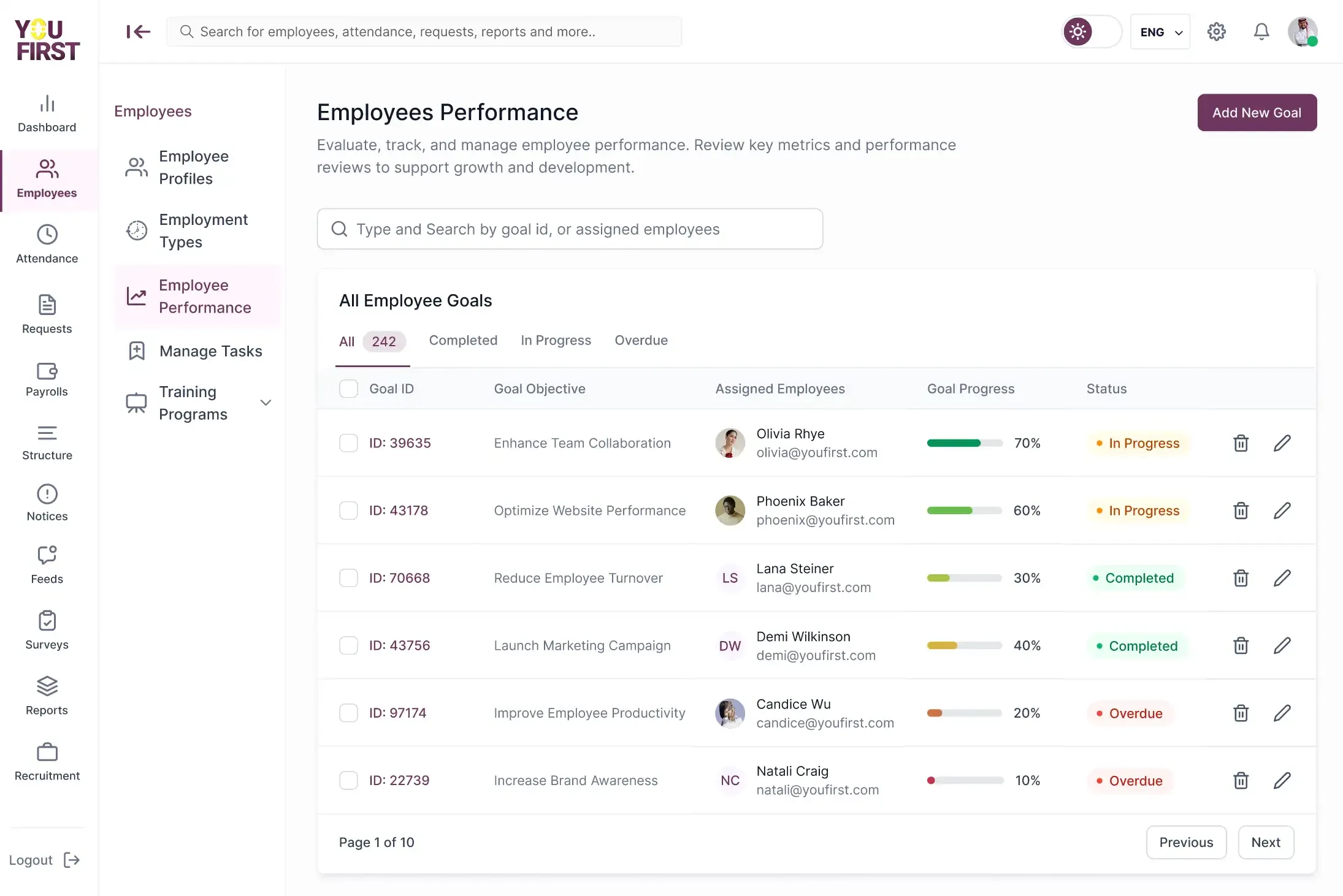 HRM Platform preview 6