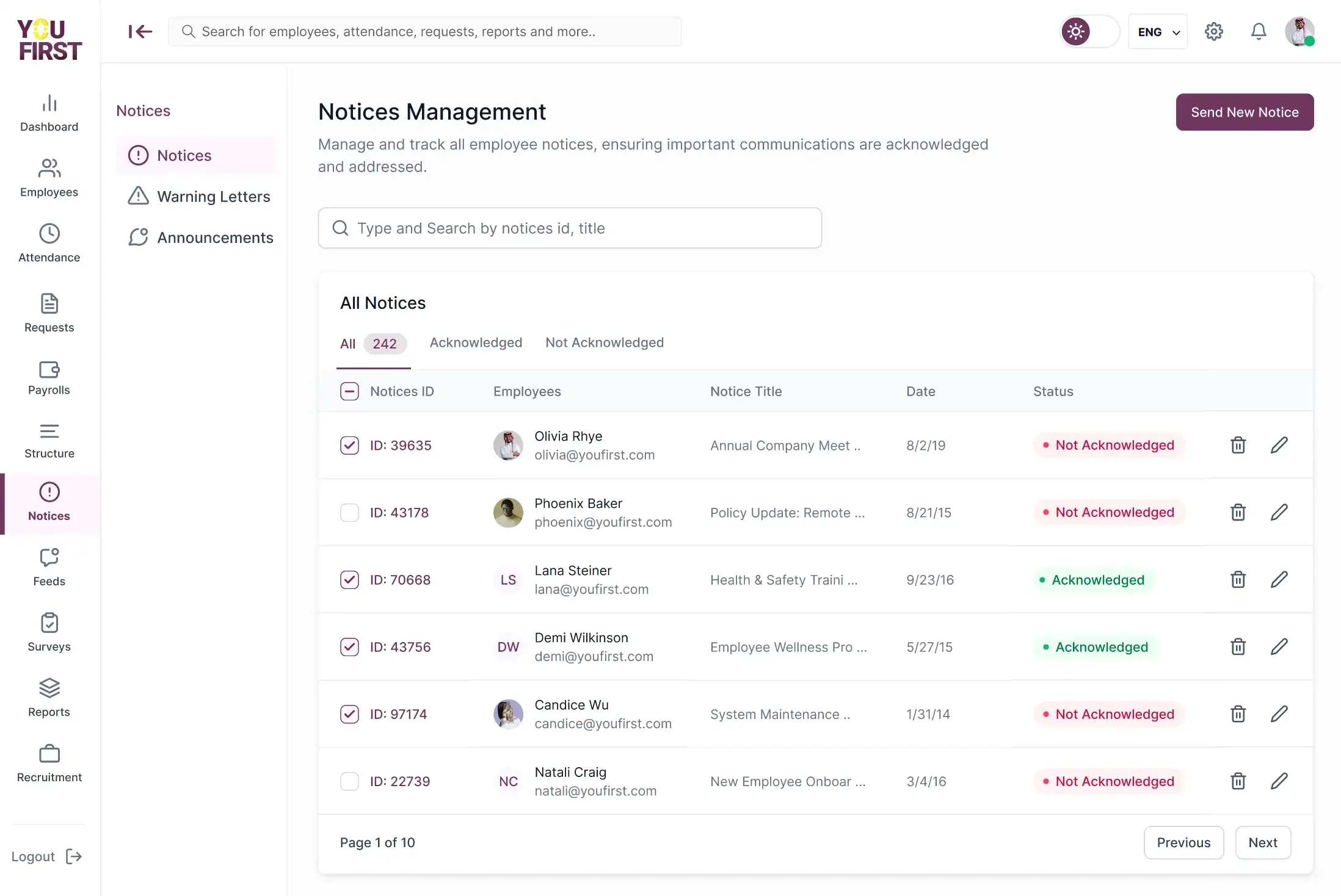HRM Platform preview 8