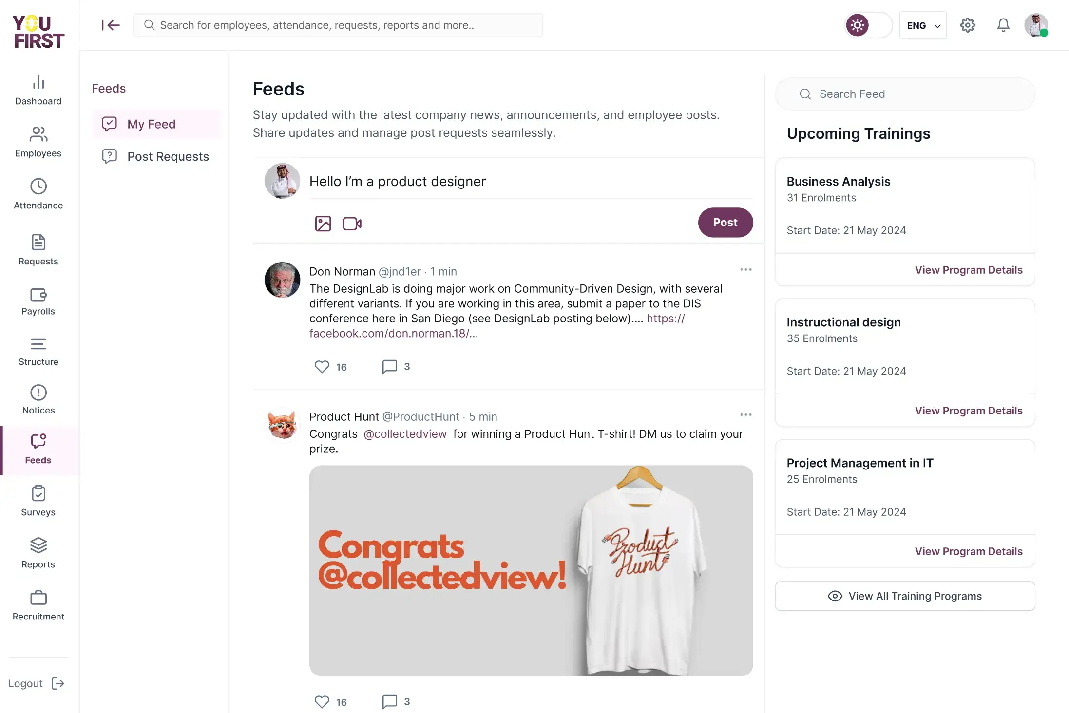 HRM Platform preview 9